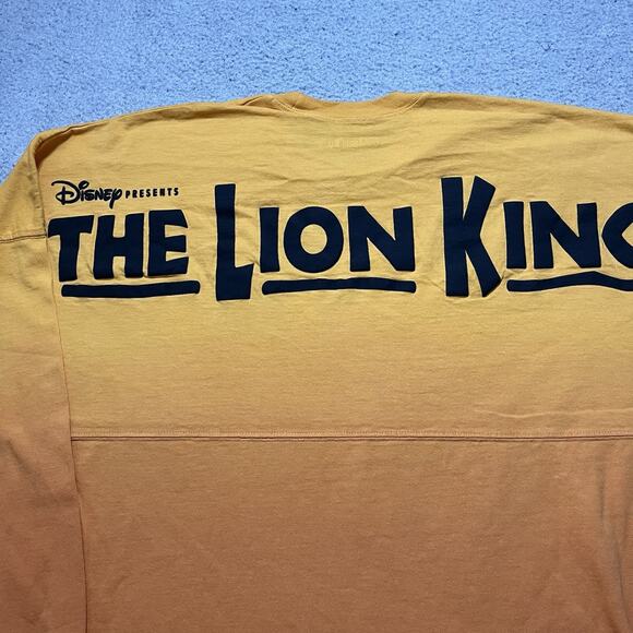 The Lion King Shirt Large Orange Sunset Disney Spirit Jersey Long Sleeve - Picture 8 of 16